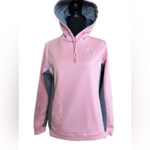 Under Armour Pink and Gray Hoodie